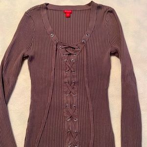 Guess rib knit top